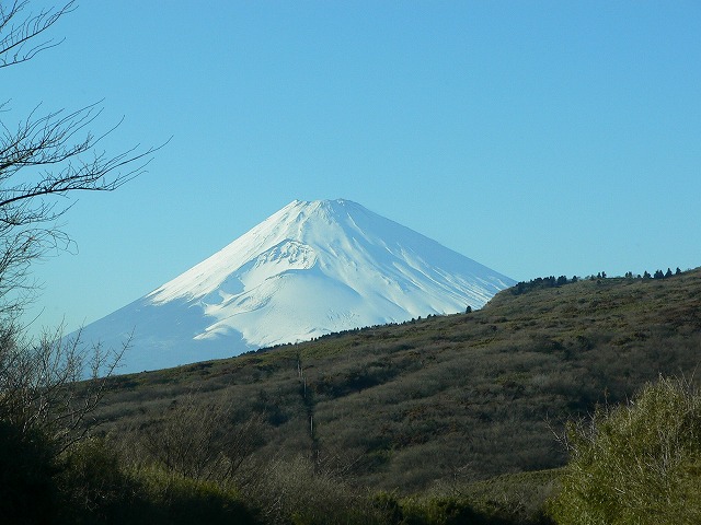 十国峠近くからの富士山
